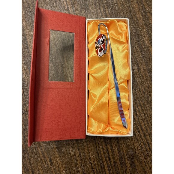 Metal Bookmark - 5-1/2” - Japanese Samurai Warrior Kabuki Mask 🇯🇵 - Picture 5 of 5